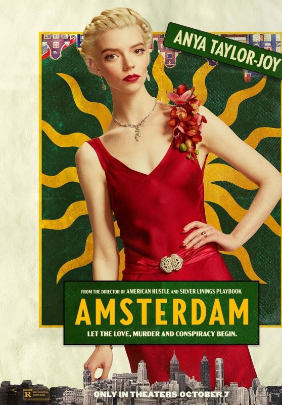 Anya Taylor-Joy – “Amsterdam” Poster