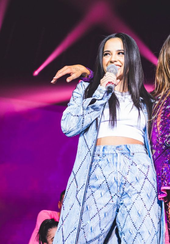 Becky G and Tini Stoessel - Perform on Stage at Wizink Center in Madrid 09/25/2022
