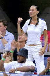 Bella Hadid Attends the Last Game of Serena Williams at The US Open in New York 09/02/2022
