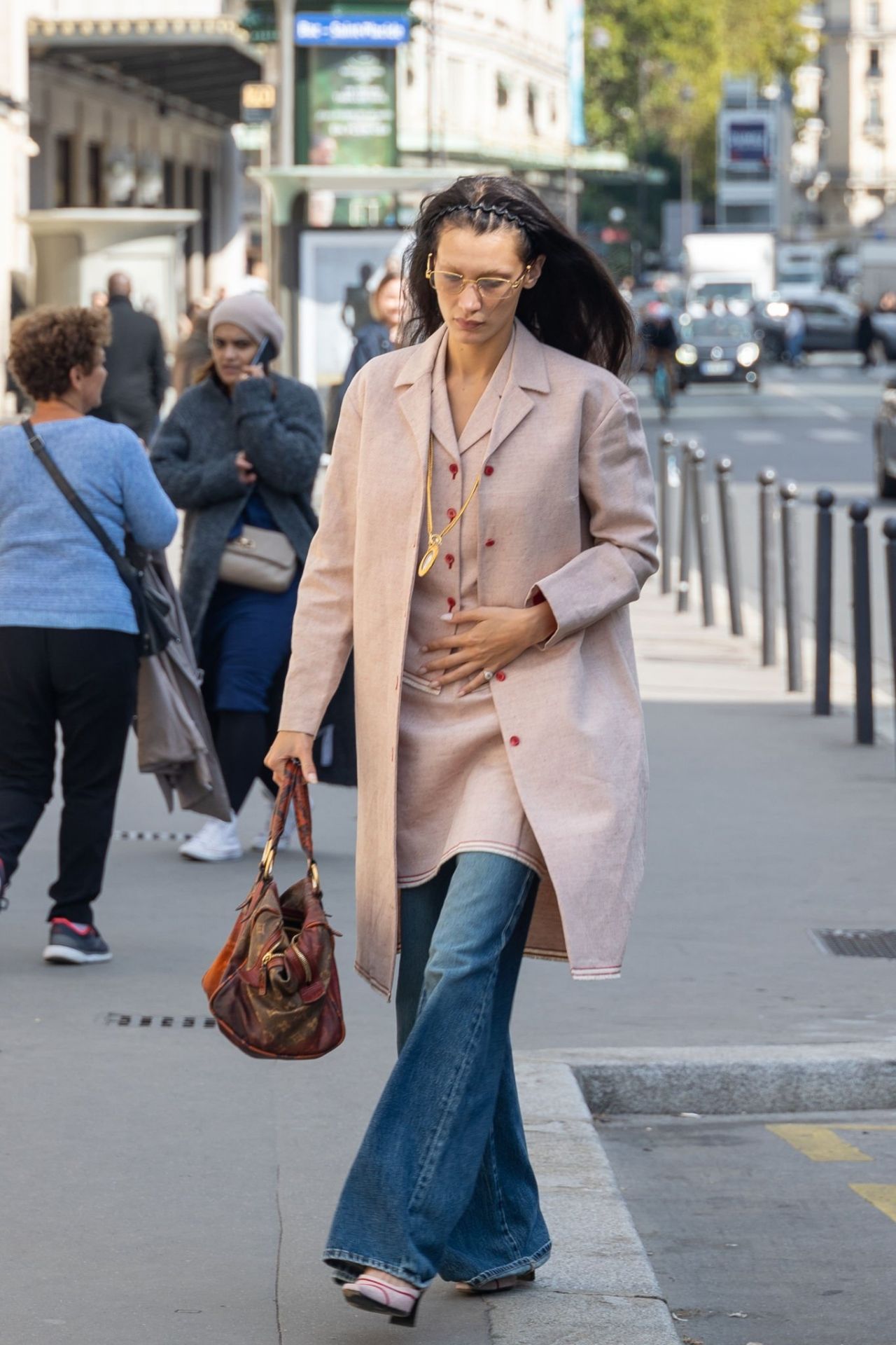 Bella Hadid - Royal Monceau Hotel in Paris 09/30/2022 • CelebMafia