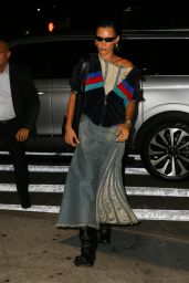 Bella Hadid Wears Bottega Venetta Ensemble   NYFW Event in NYC 09 08 2022   - 3