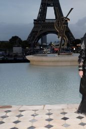Bruna Marquezine – Saint Laurent Fashion Show in Paris 09/27/2022