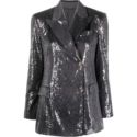 Brunello Cucinelli Sequin-Embellished Double-Breasted Jacket