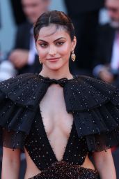 Camila Mendes - "Bones And All" Red Carpet in Venice 09/02/2022