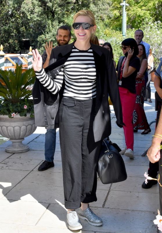 Cate Blanchett - Arrives at the Hotel Excelsior in Venice 09/10/2022