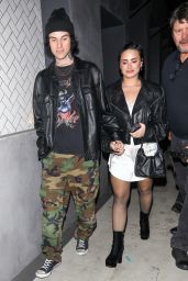 Demi Lovato and Her Boyfriend Jutes at Crossroads Kitchen in Los Angeles 09/29/2022