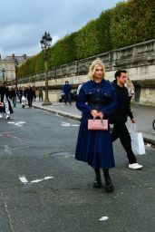 Elsa Hosk - Arrives at Dior Fashion Show in Paris 09/27/2022