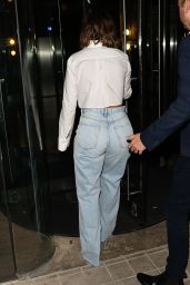 Frankie Bridge in a Crop Top and Denim Trousers - Soho House Awards in London 09/01/2022