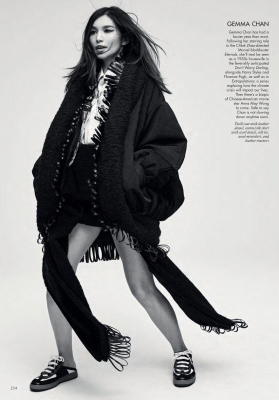 Gemma Chan - Vogue UK October 2022 Issue