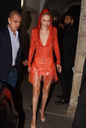 Gigi Hadid at a Versace Fashion Show Afterparty in Milan 09/23/2022