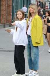 Heidi Klum and Leni Klum - Out in New York 09/08/2022
