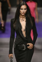 Irina Shayk - Walks Versace Fashion Show in Milan 09/23/2022