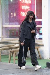 Jameela Jamil in a Monochrome Outfit 08/31/2022