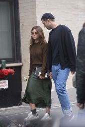 Jenna Coleman And Oliver Jackson-Cohen at "Wilderness" Set in New York 09/16/2022
