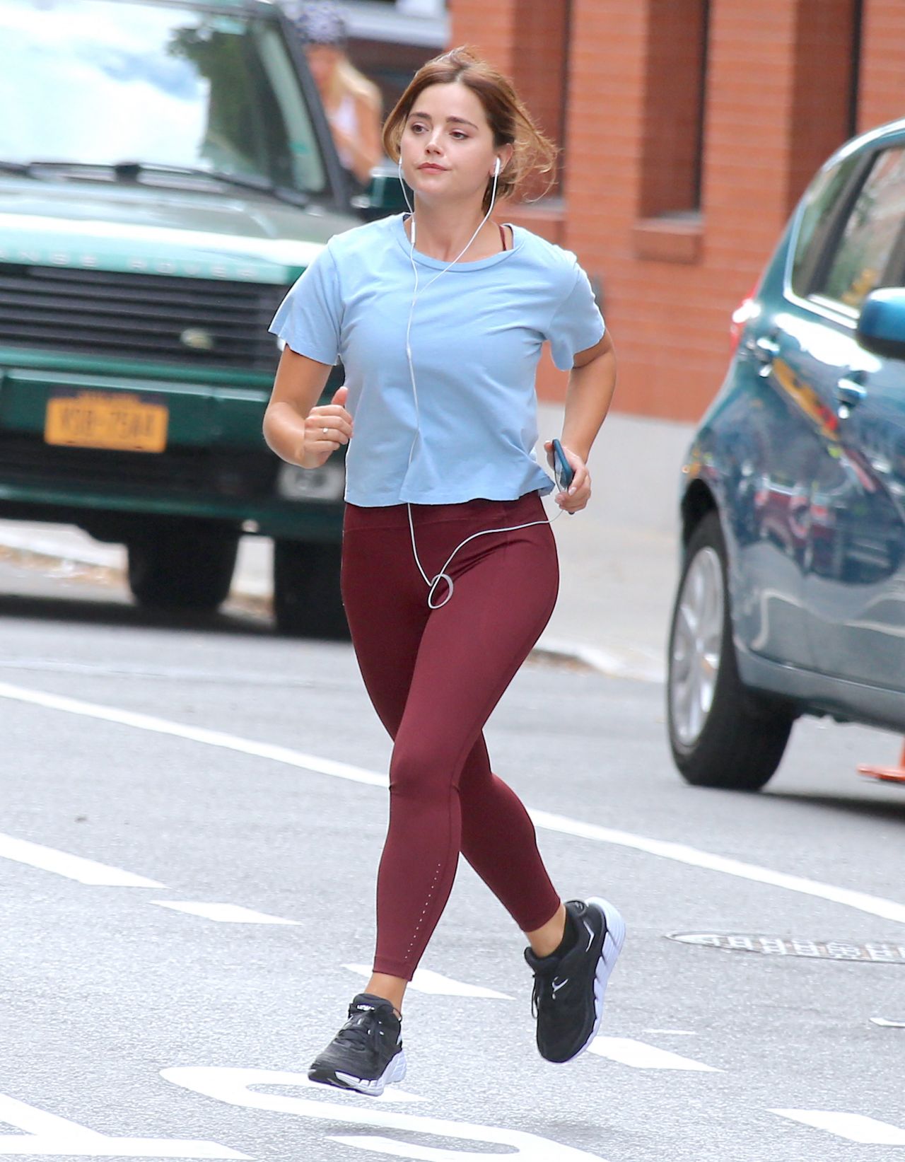 Jenna Coleman - "Wilderness" Filming Set in New York 09/19/2022