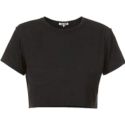 Joah Brown Deconstructed Cropped Stretch-Jersey Tee