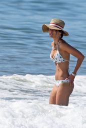 Jordana Brewster in a Bikini - Beach in Carpinteria 09/24/2022