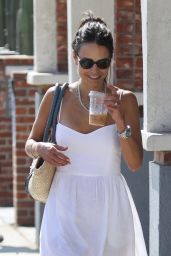 Jordana Brewster in a White Summer Dress   Brentwood 09 12 2022   - 49