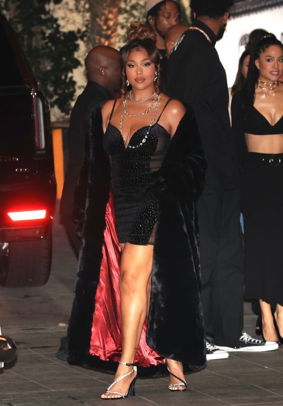 Jordyn Woods - Ariving to her 25th Birthday Celebration in Hollywood 09/19/2022