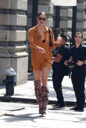 Karlie Kloss in Towering Boots - New York 09/12/2022