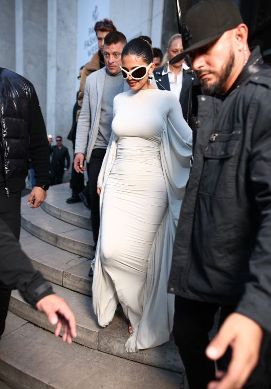 Kylie Jenner Leaving Acne Studios Fashion Show in Paris 09/28/2022