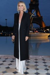 Laeticia Hallyday – Saint Laurent Fashion Show in Paris 09/27/2022