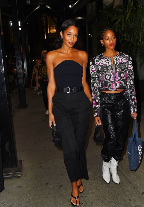 Laura Harrier - Arrives at the Ned for an NYFW Party in NYC 09/10/2022