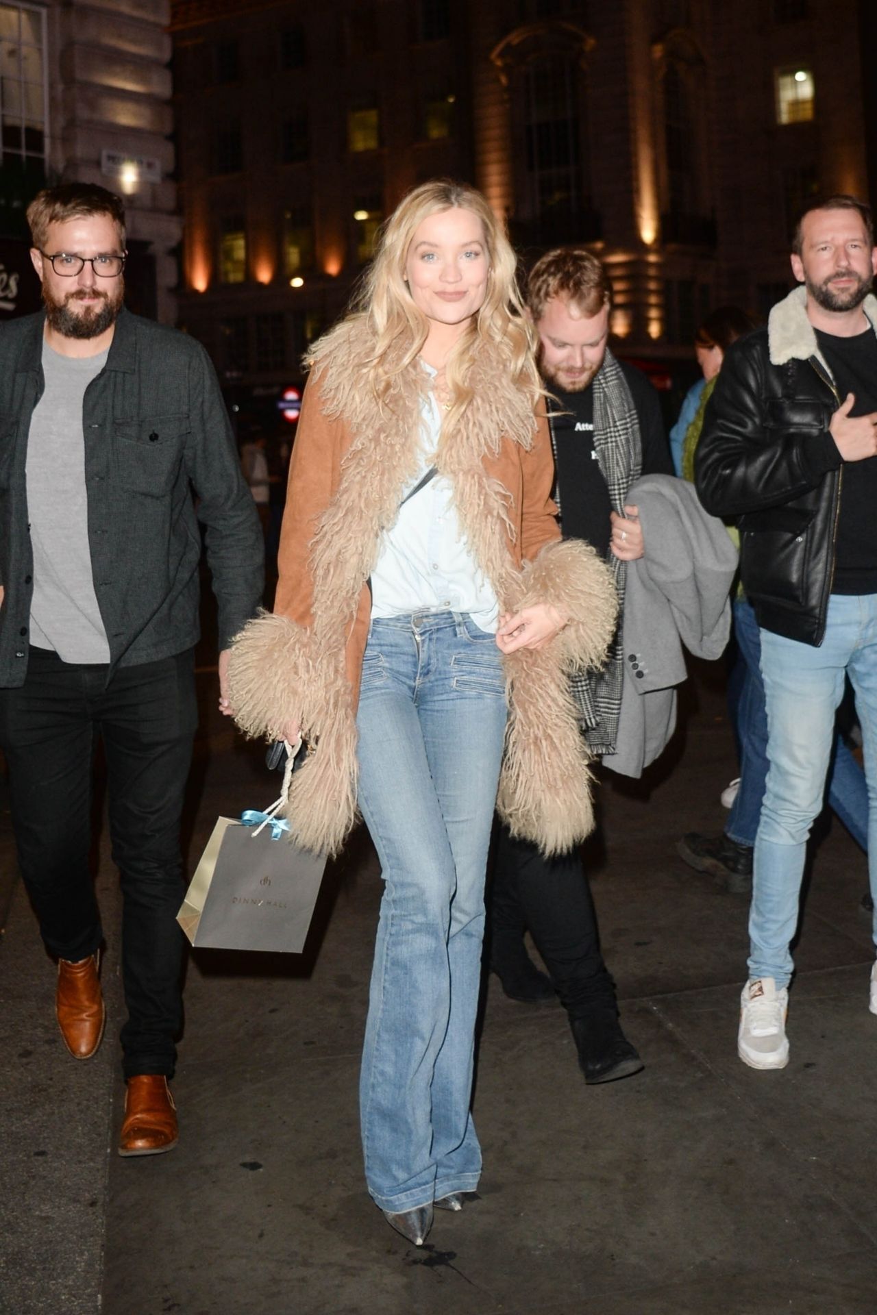 Laura Whitmore - Leaving The Criterion Theatre in London 09/20/2022 ...