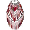 Laurel Dewitt Custom Kylie Cosmetics Lip Kit Crystal Embellished Chain Top