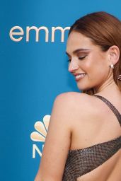 Lily James – Emmy Awards 2022 Red Carpet