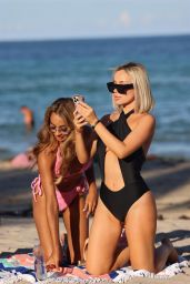 Lisa Opie and Ramina Ashfaque at the Beach in Miami 09/13/2022