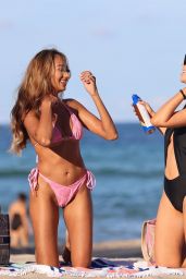 Lisa Opie and Ramina Ashfaque at the Beach in Miami 09/13/2022