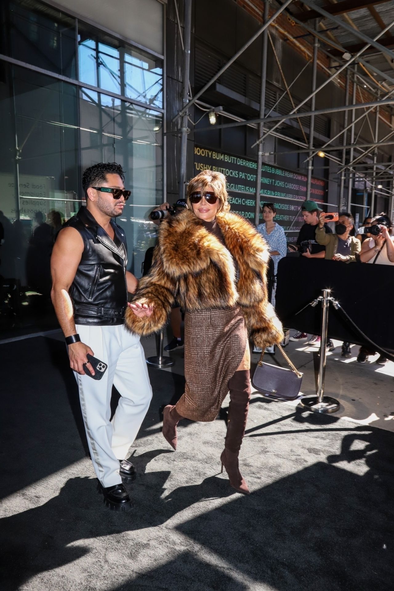 Lisa Rinna - Exits the Michael Kors Fashion Show in NYC 09/14/2022