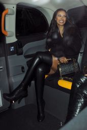 Maya Jama - Burberry Aftershow Party in London 09/26/2022