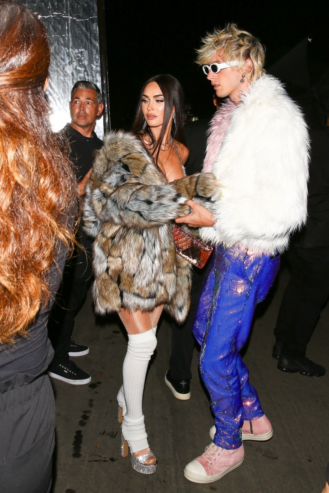 Megan Fox and MGK - Beyonce's 41st Birthday Party in Bel Air 09/10/2022 • CelebMafia