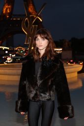 Natalia Dyer - Saint Laurent Fashion Show in Paris 09/27/2022