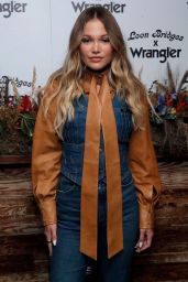 Olivia Holt - Leon Bridges x Wrangler Media Launch Event in NYC 09/14/2022