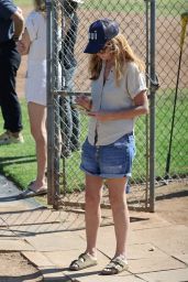 Patsy Palmer - Watches Her Sons Baseball Game in Malibu 08/30/2022