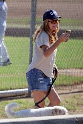 Patsy Palmer - Watches Her Sons Baseball Game in Malibu 08/30/2022