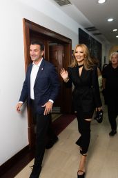 Rita Ora - Heads to Meet With the Mayor in Tirana 09/04/2022