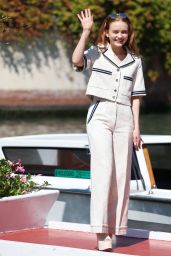 Sadie Sink at the Hotel Excelsior in Venice 09/05/2022
