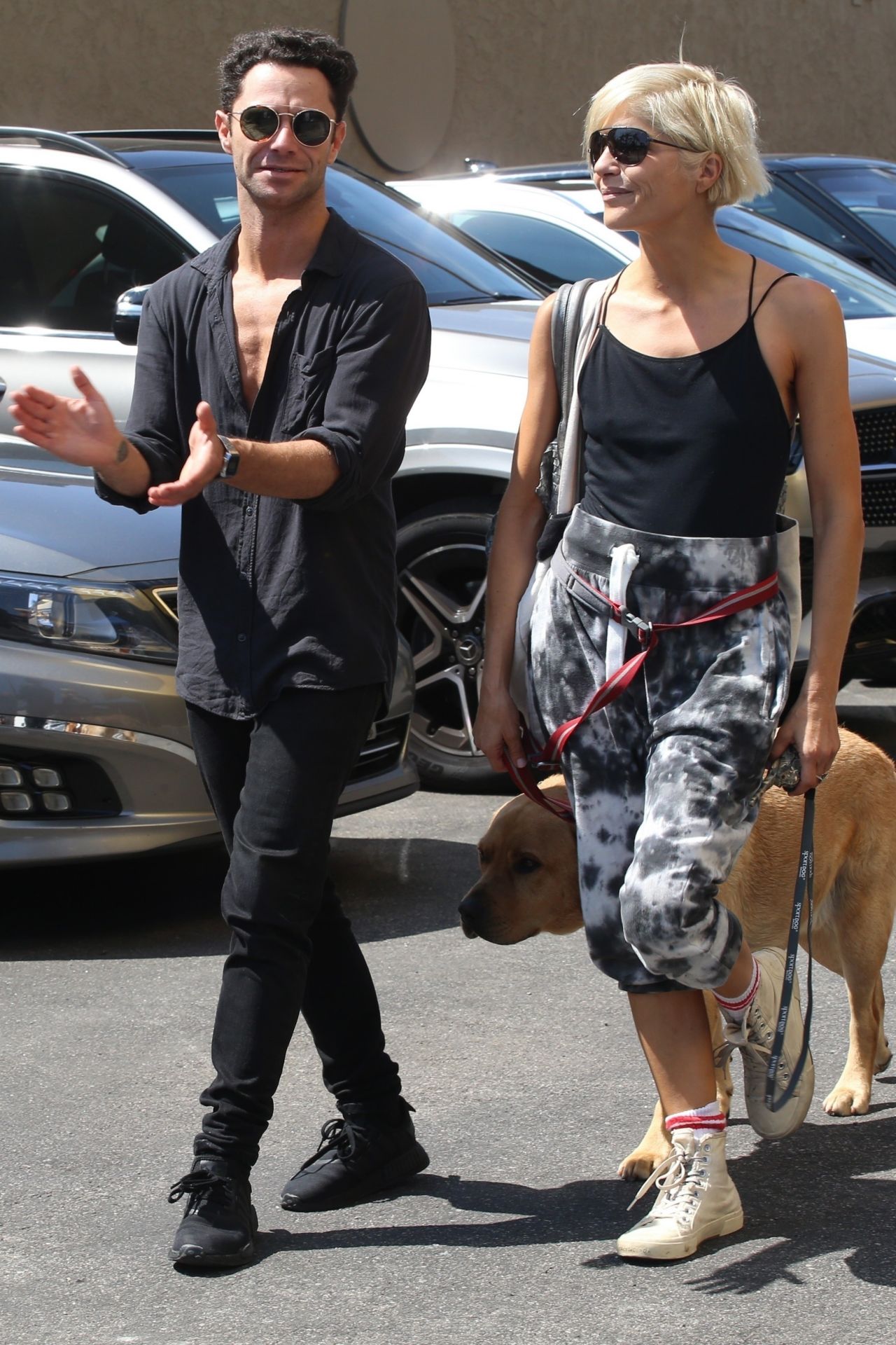 Selma Blair and Sasha Farber - Out in Los Angeles 09/16/2022 • CelebMafia