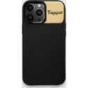 Tapper Black Leather / 18K Gold Case (Iphone 13 Pro Max)