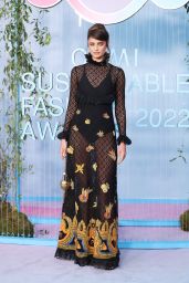 Taylor Hill - CNMI Sustainable Fashion Awards 2022 Pink Carpet in Milan 09/25/2022