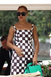 Tessa Thompson - Arrives at the Hotel Excelsior in Venice 09/09/2022