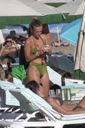 Tiffany Watson and Lucy Watson in Bikinis on the Beaches of Barcelona 09/01/2022