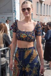 Toni Garrn – Etro Show at Milan Fashion Week 09/23/2022