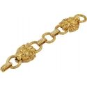 Van Cleef & Arpels Diamond Yellow Gold Lion Head Bracelet
