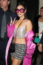 Vanessa Hudgens - Versace Fashion Show Afterparty in Milan 09/23/2022