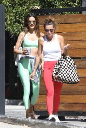 Alessandra Ambrosio in Workout Gear - Beverly Hills 10/04/2022